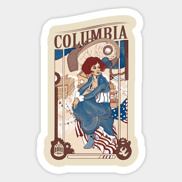 Bioshock Infinite Sticker by Zetasisters